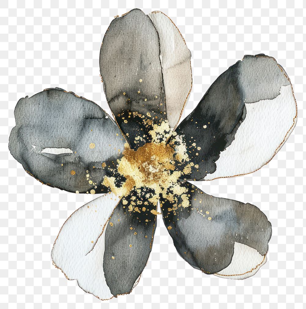 PNG Flower shape pollen petal plant