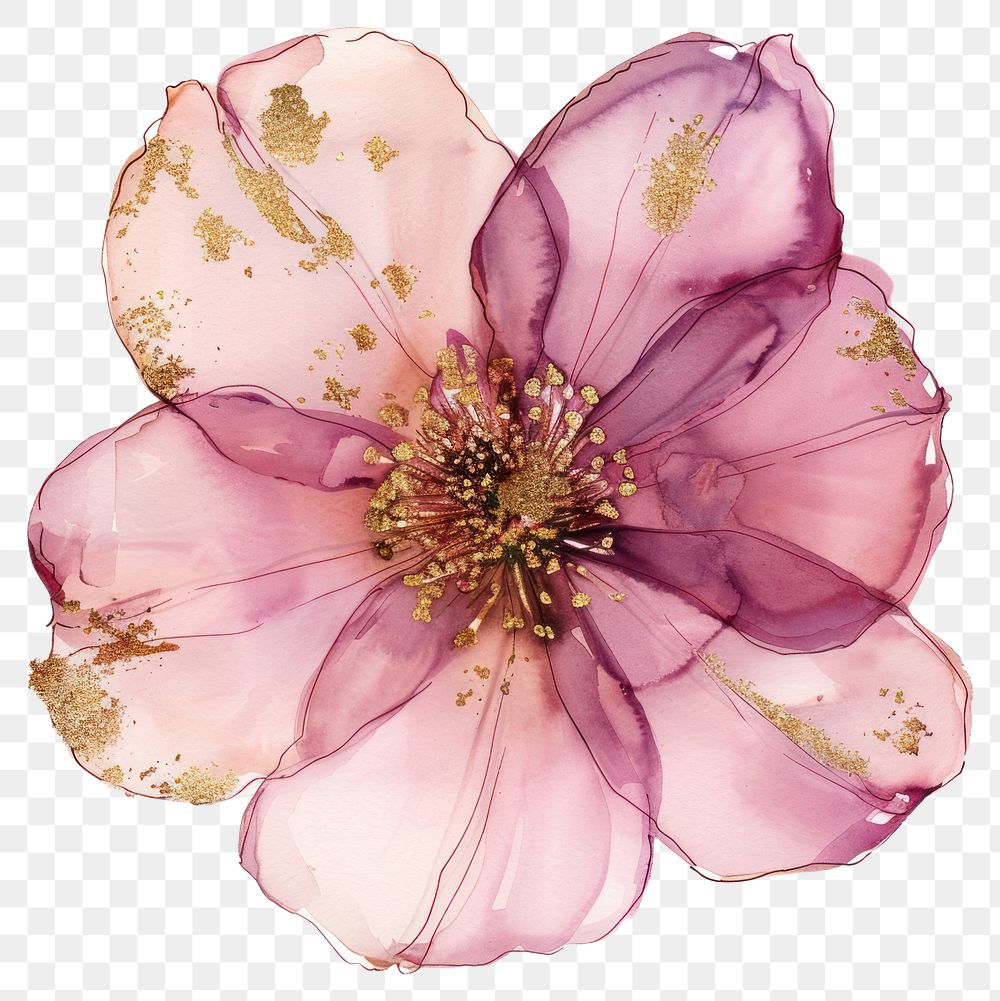 PNG Pink flower blossom petal plant