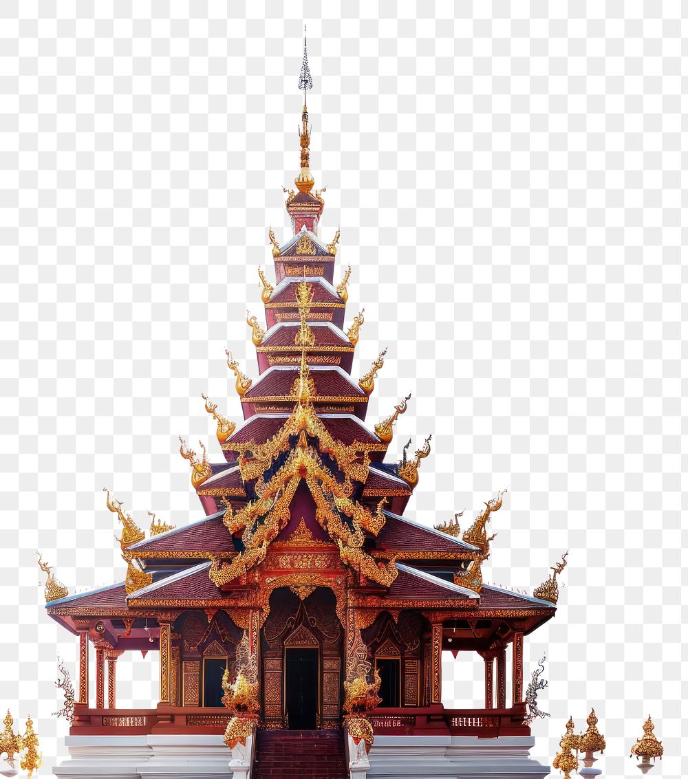 PNG Chaing mai thailand architecture building worship.