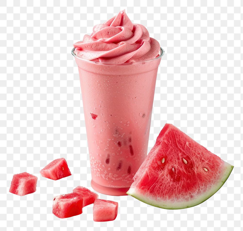 PNG Healthy watermelon shake beverage smoothie produce.