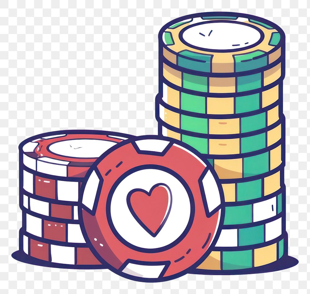 PNG Poker chip flat illustration art dynamite weaponry.