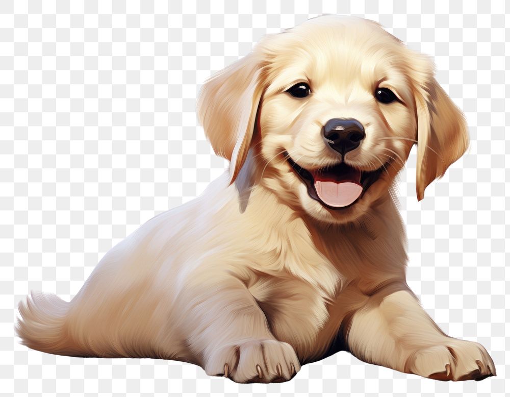 PNG Puppy happy dog animal canine mammal.