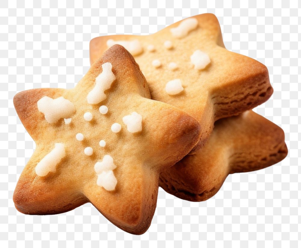 PNG Cookies xmas confectionery gingerbread cracker.