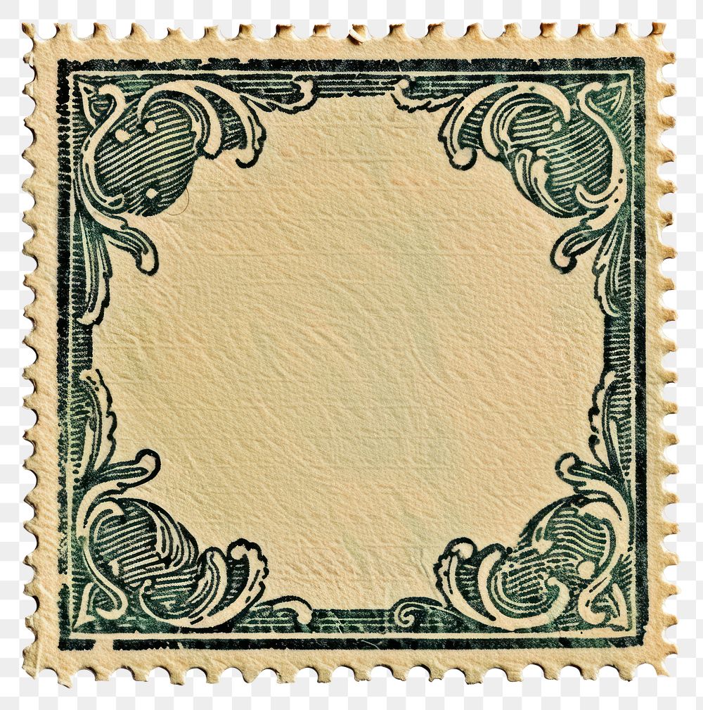 PNG  Vintage postage stamp backgrounds paper art.