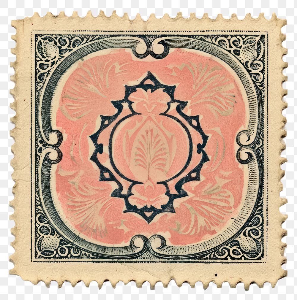 PNG  Authentic paper backgrounds art postage stamp.