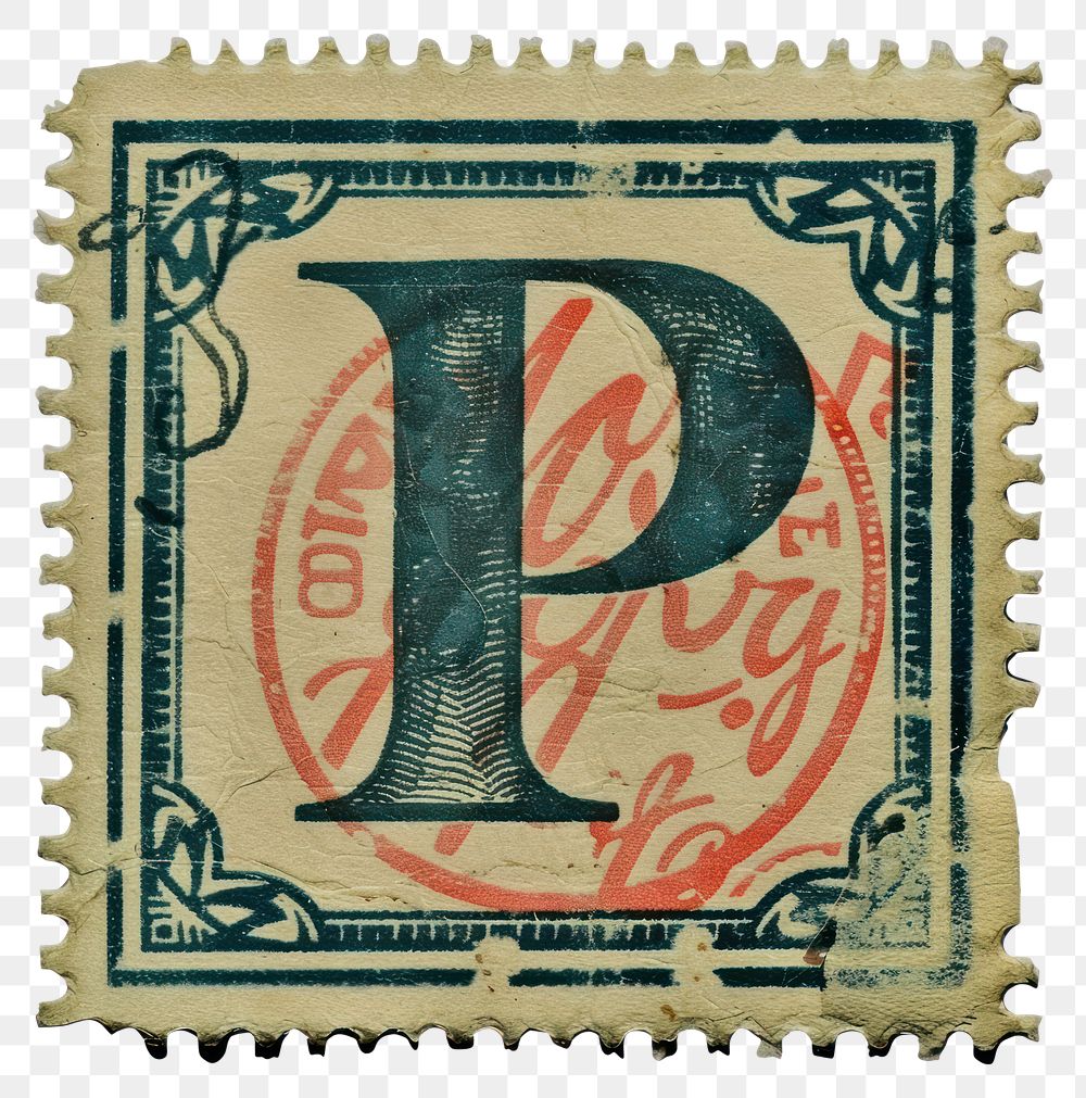 PNG  Stamp with alphabet P backgrounds paper font.