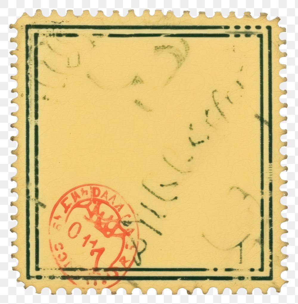 PNG  Vintage postage stamp backgrounds paper calligraphy.