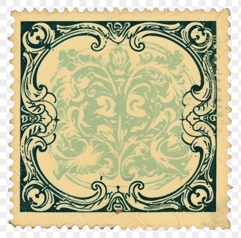 PNG  Vintage postage stamp backgrounds pattern paper