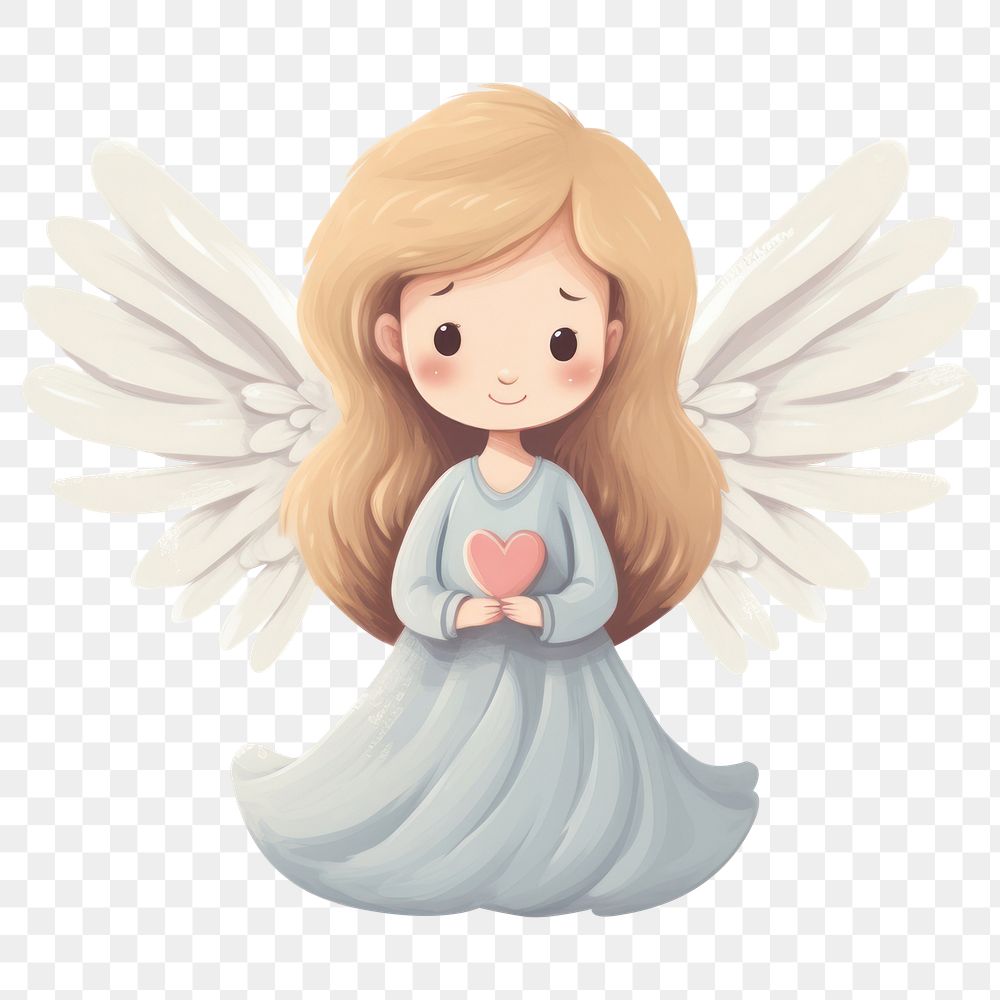 PNG Cute little angel cartoon representation spirituality.