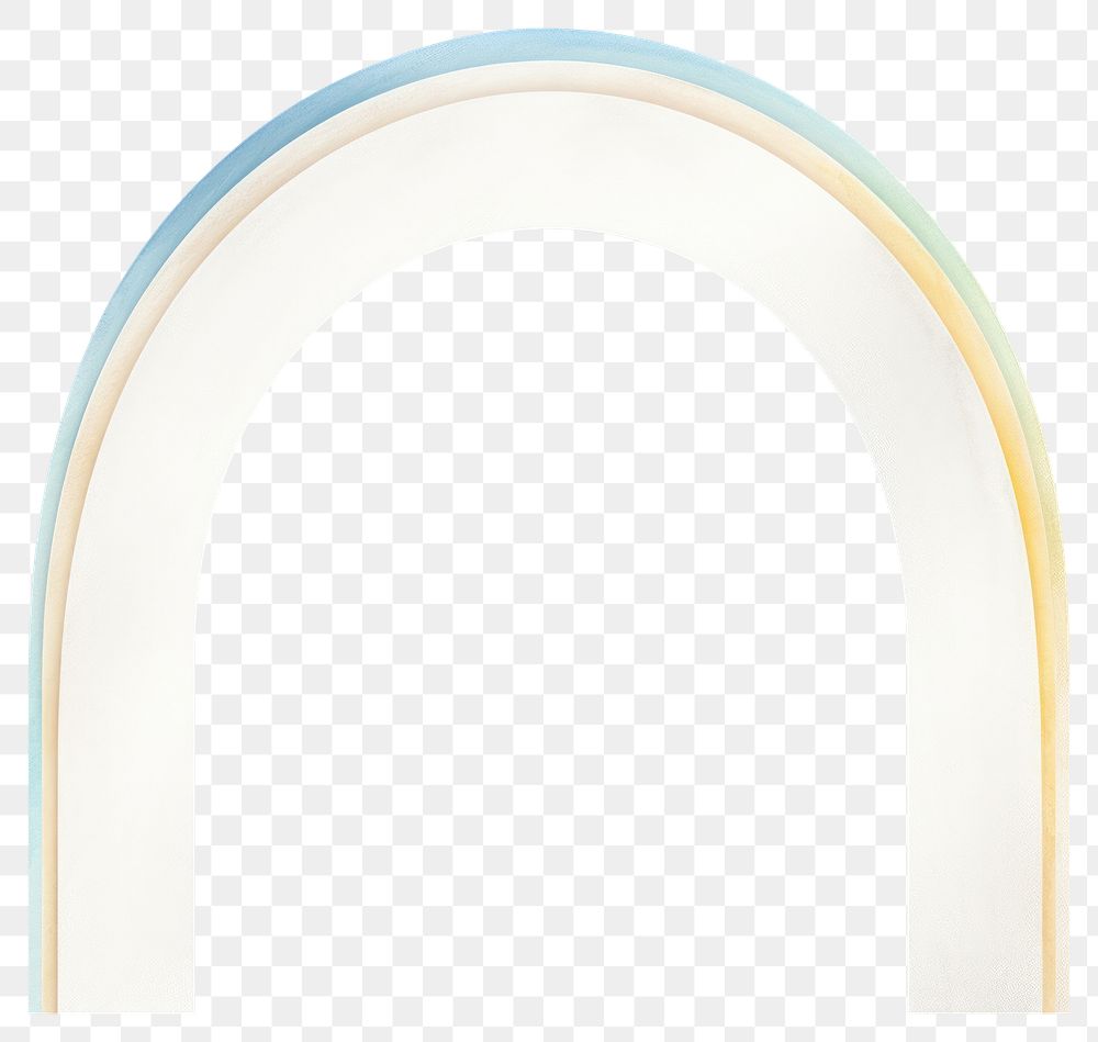 PNG White arch Digital paint white background architecture simplicity.