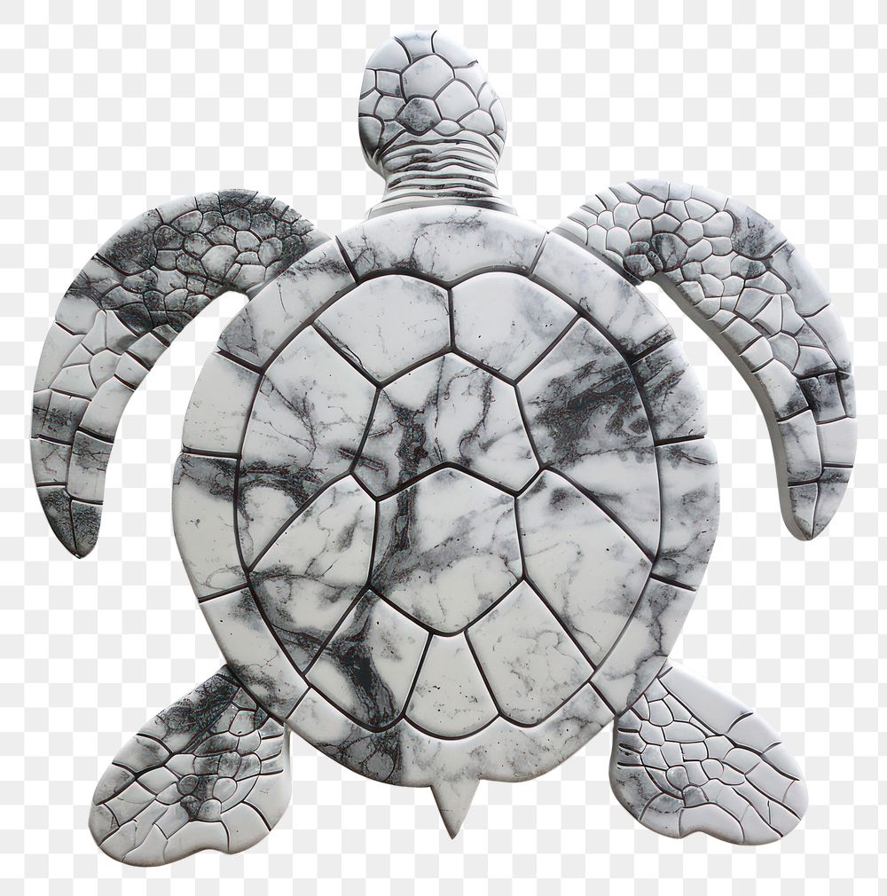 Turtle shape shape marble reptile animal turtle.