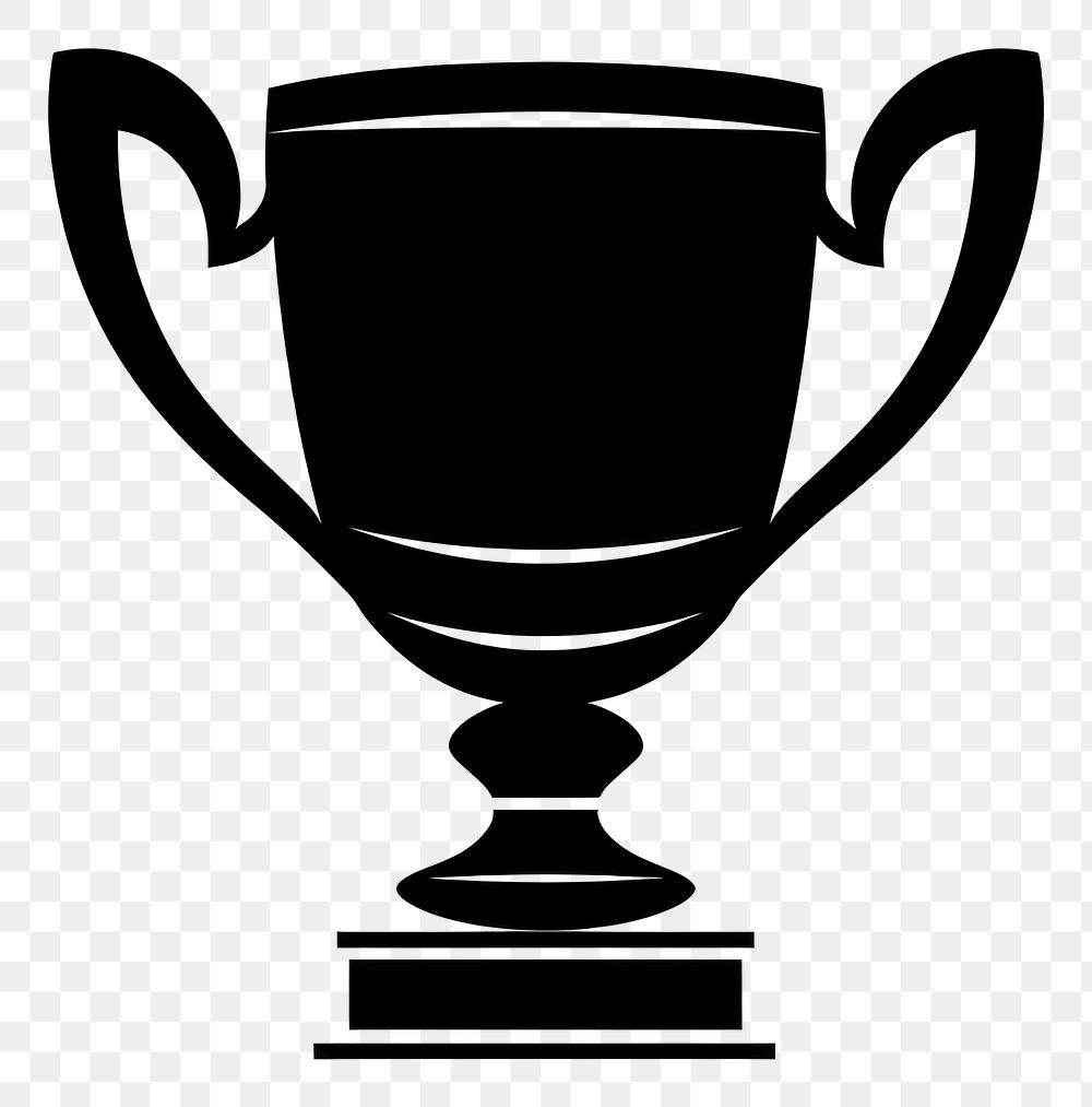 PNG A Trophy silhouette clip art trophy achievement drinkware.