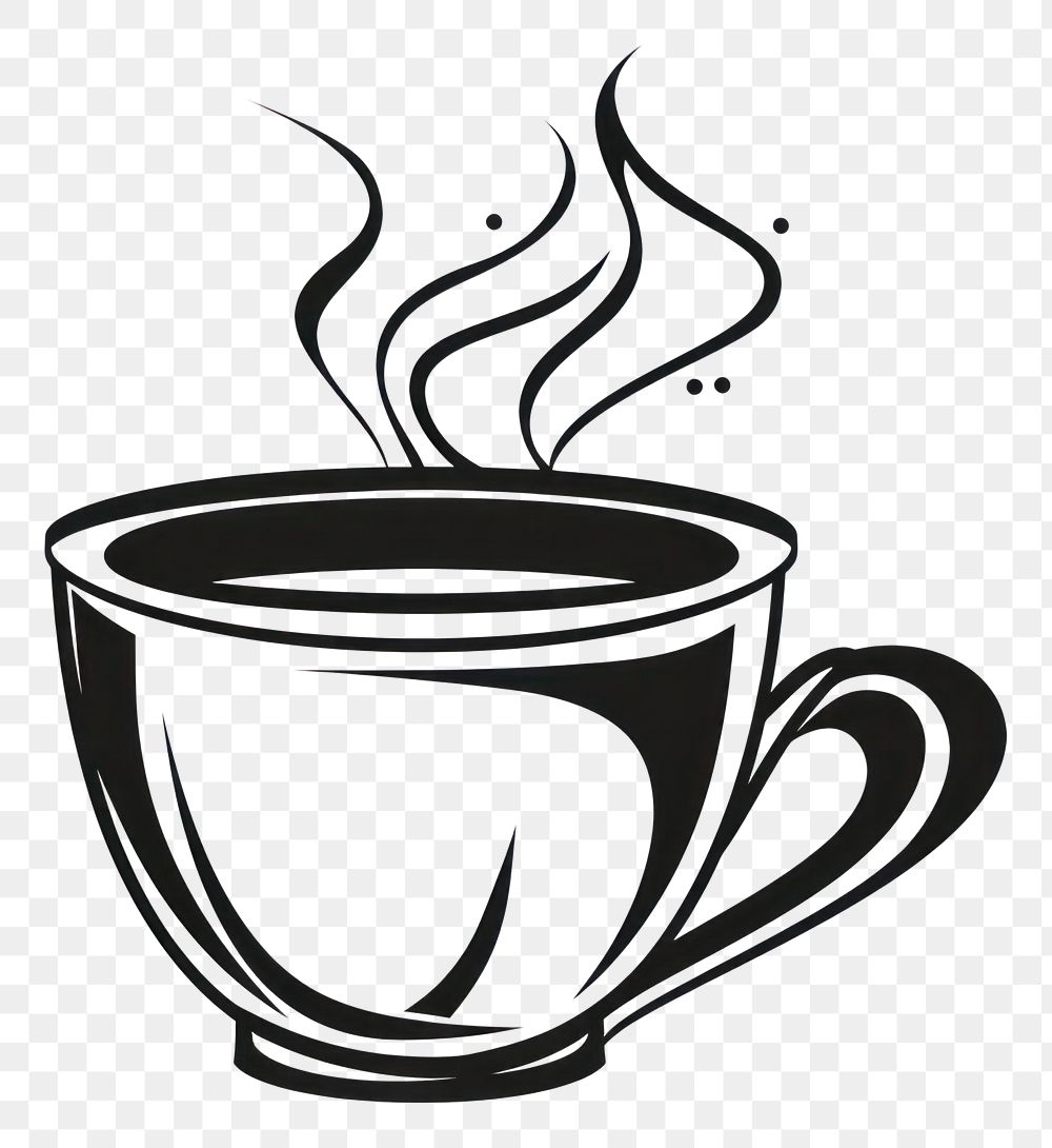 PNG Coffee cup drink logo mug.