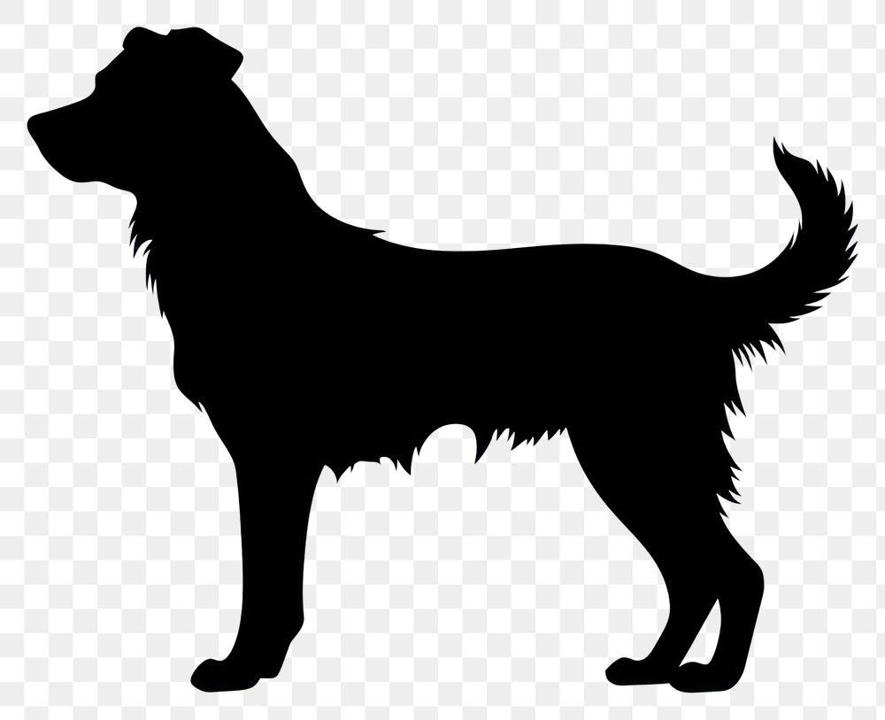 PNG Dog silhouette clip art mammal animal pet.