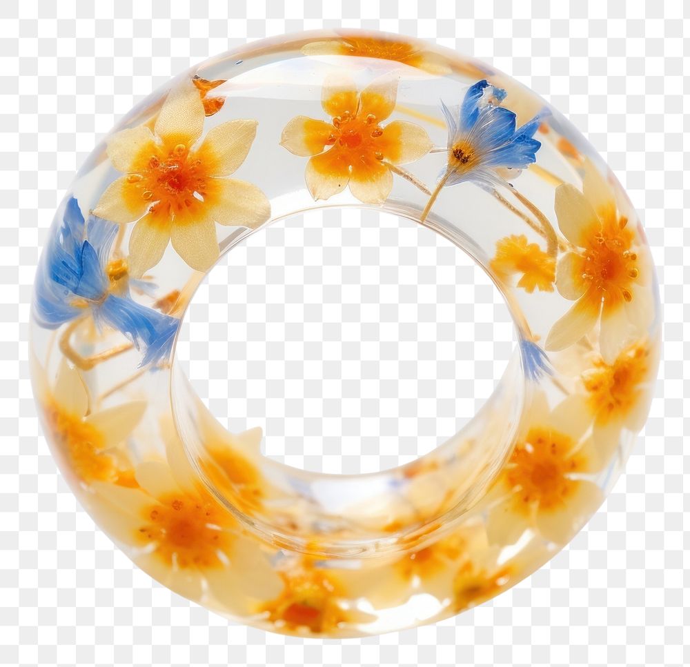 PNG Flowers in ring resin jewelry accessories fragility.
