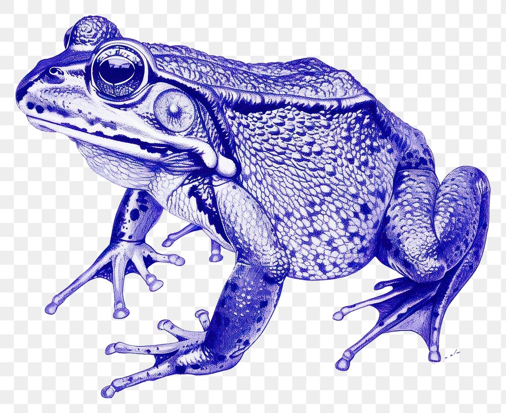PNG Vintage drawing Frog frog amphibian wildlife.