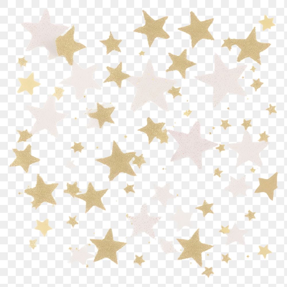 PNG Glitter stars ripped paper backgrounds confetti white background.