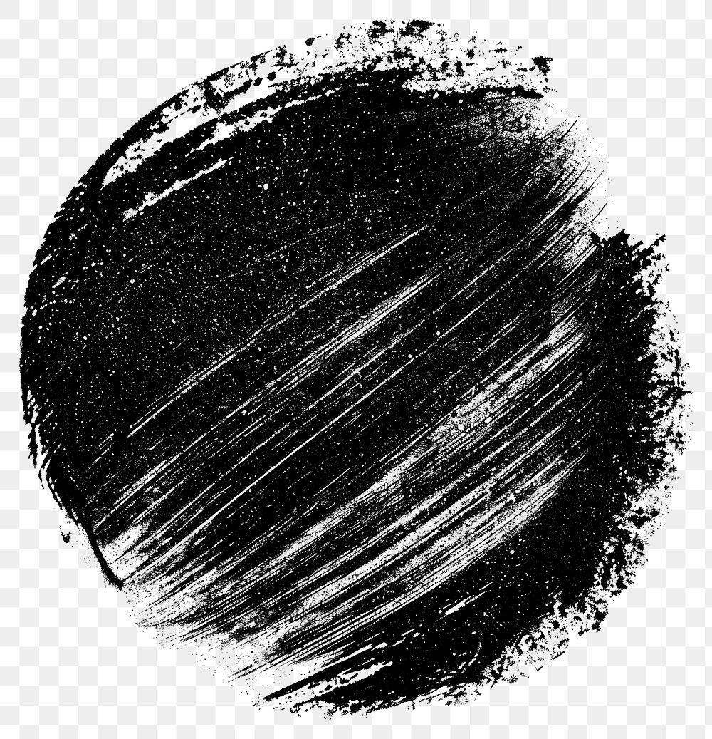 PNG Circle shape brush strokes backgrounds drawing sketch.