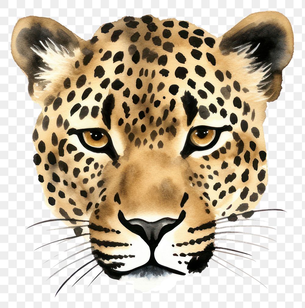 PNG Leopard wildlife cheetah animal.