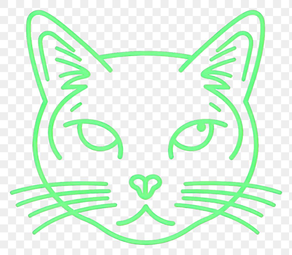 PNG Cat icon animal mammal line.