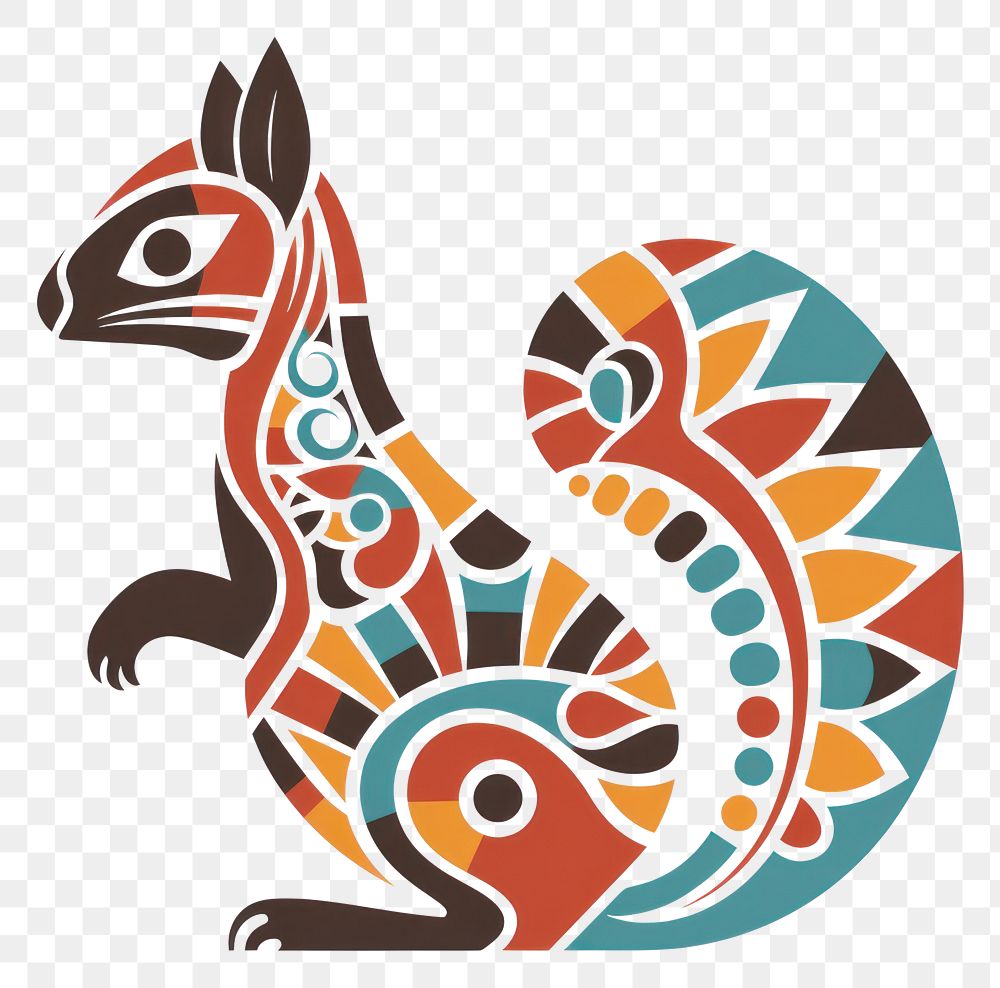 PNG  Vector squirrel impressionism art dynamite weaponry.