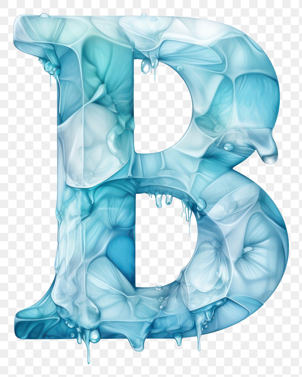 PNG Alphabet B font text ice.