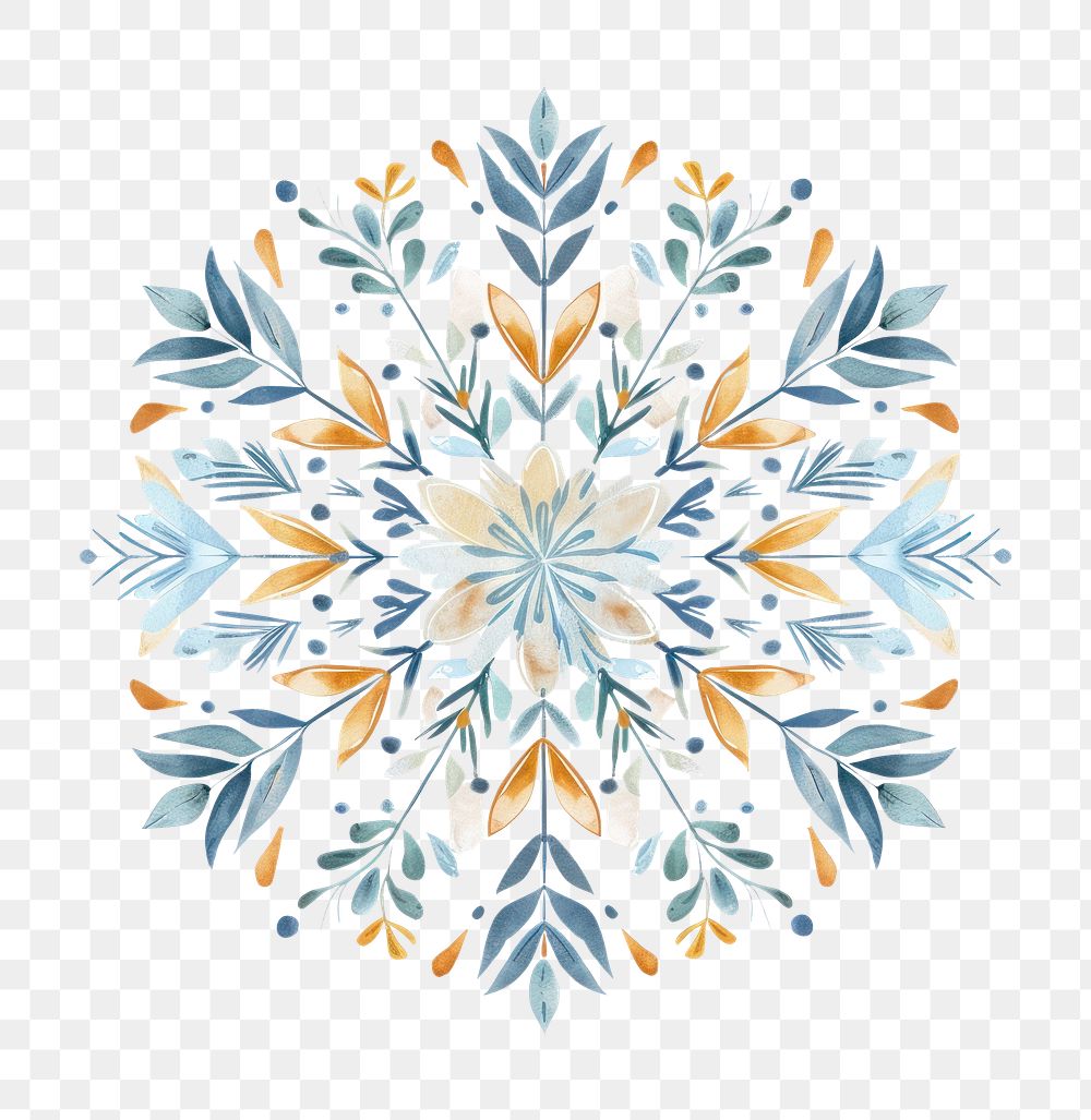 PNG Aesthetic of snowflake art chandelier graphics.