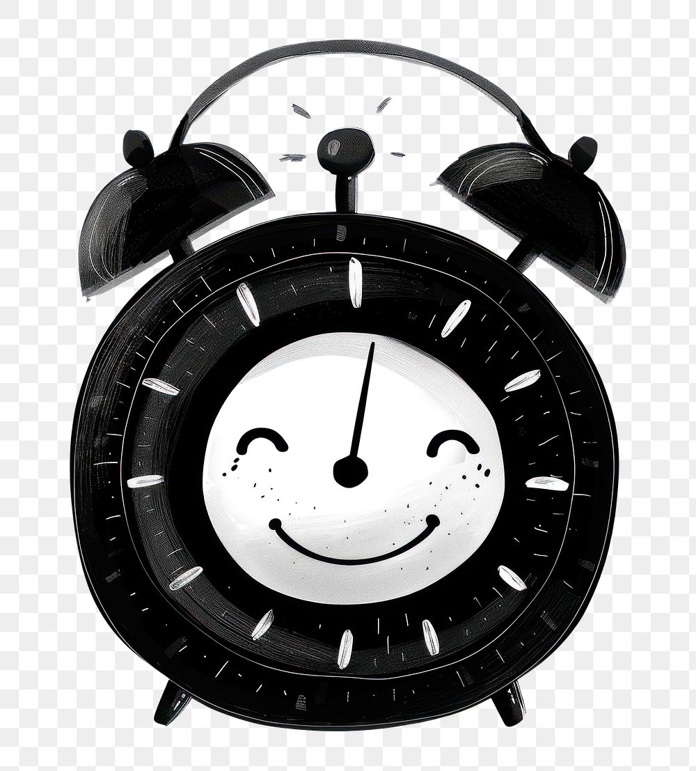PNG Fun illustration cute alarm clock alarm clock.
