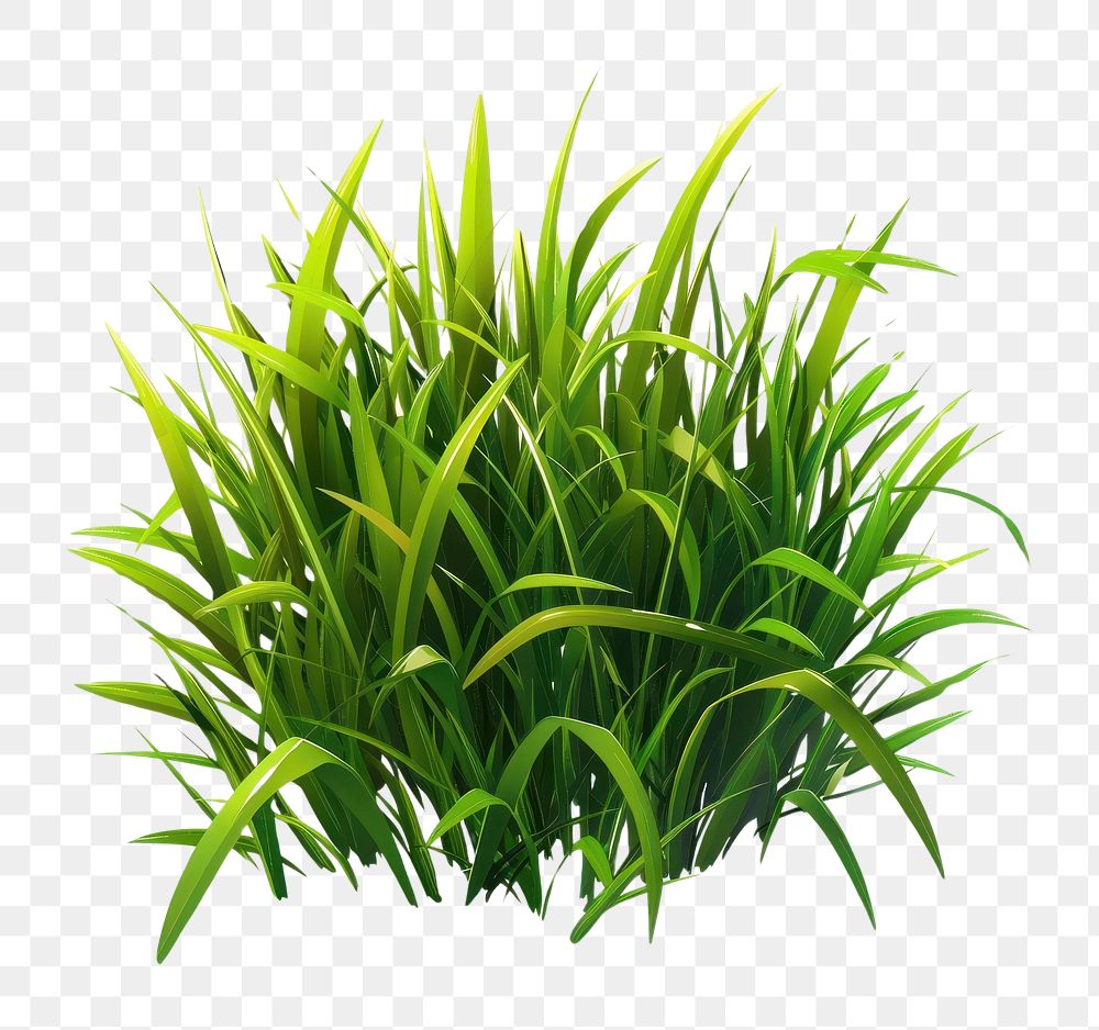 PNG Grass in funky vegetation plant green.