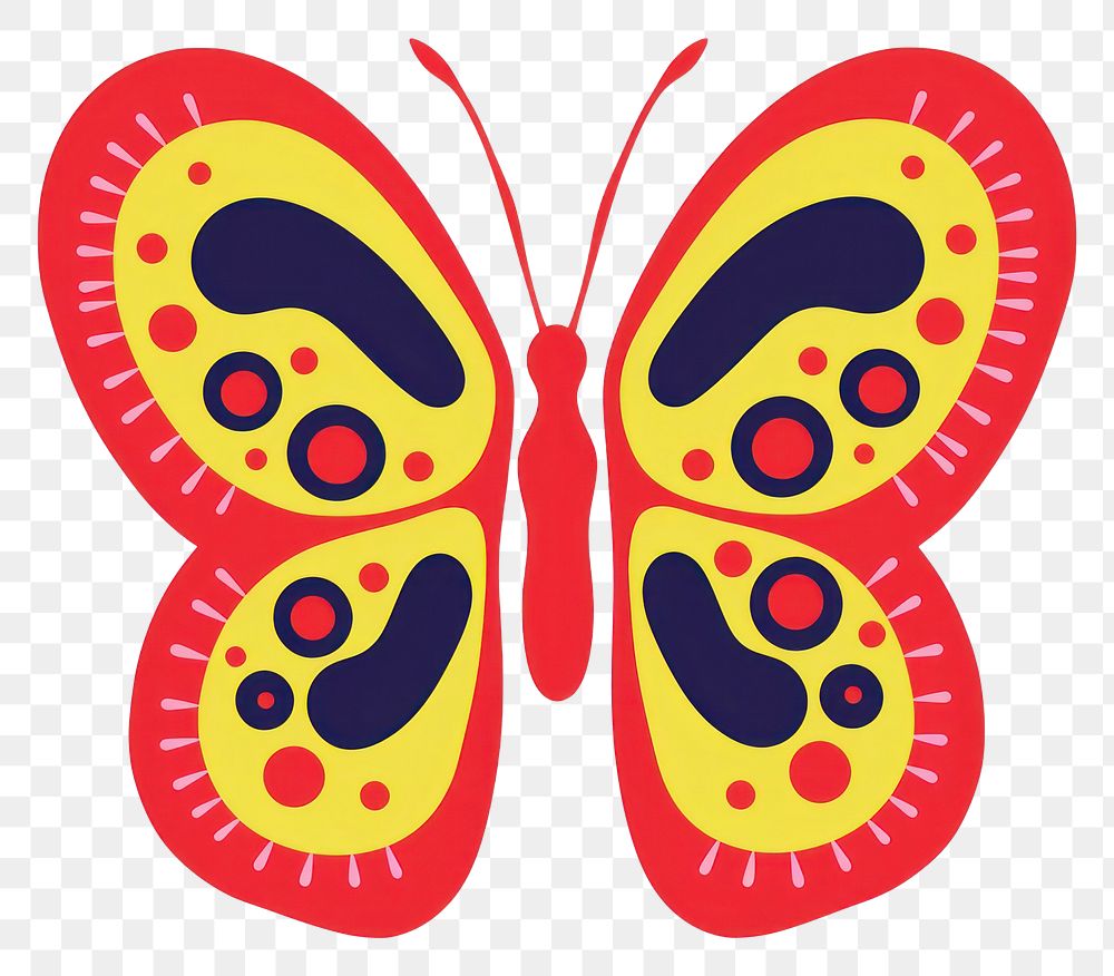 PNG A vector graphic of butterfly flip-flop clothing footwear.