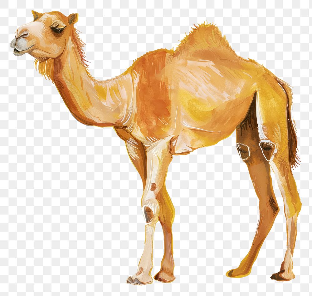 PNG Cute camel illustration animal wildlife mammal.
