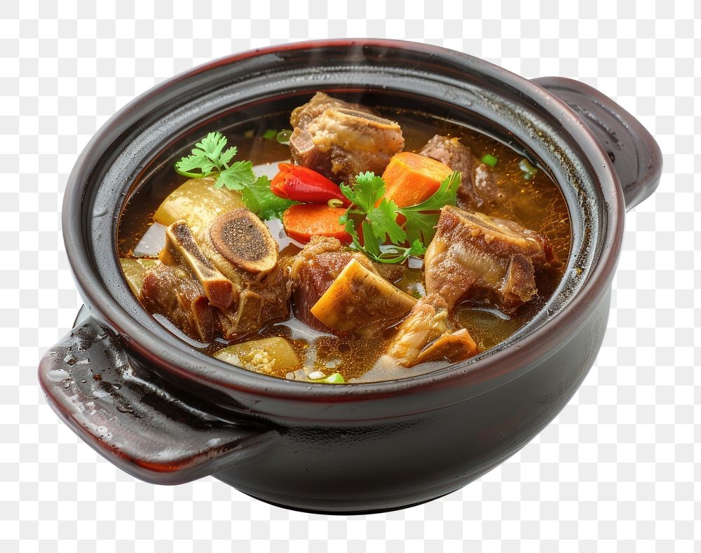 PNG Pork rib soup food cookware mutton.