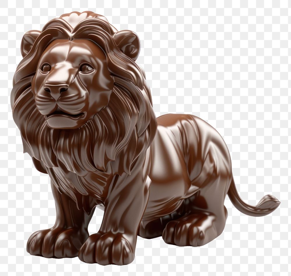 PNG Lion sculpture wildlife animal.