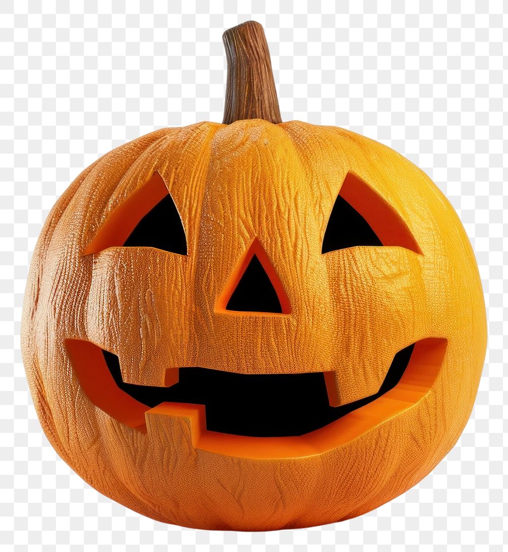 PNG Halloween pumpkin jack-o-lantern festival symbol.