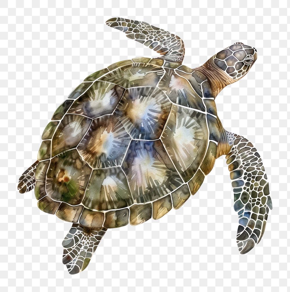 PNG  Sea turtle tortoise reptile animal.