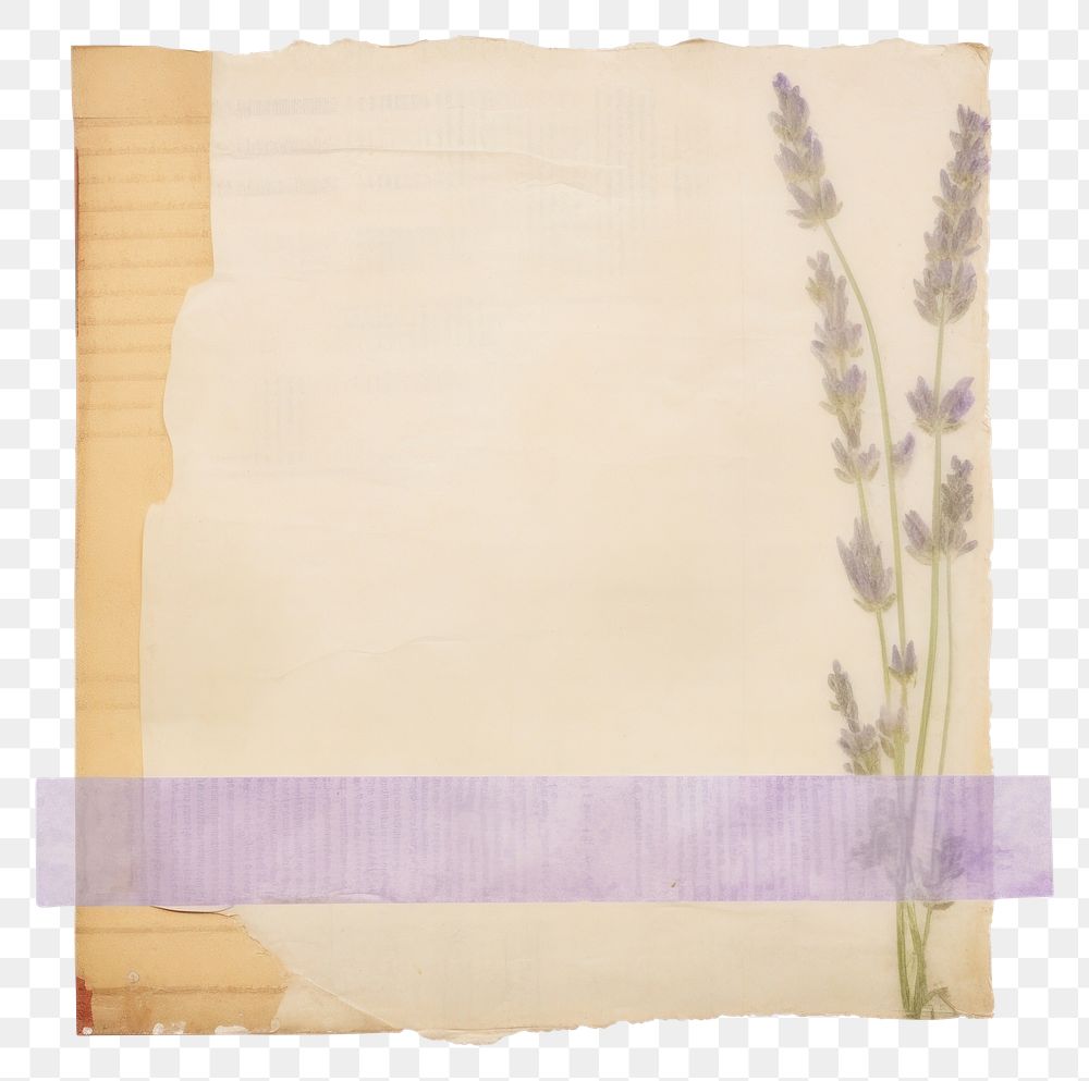 PNG  Lavender ephemera letterbox blossom mailbox.