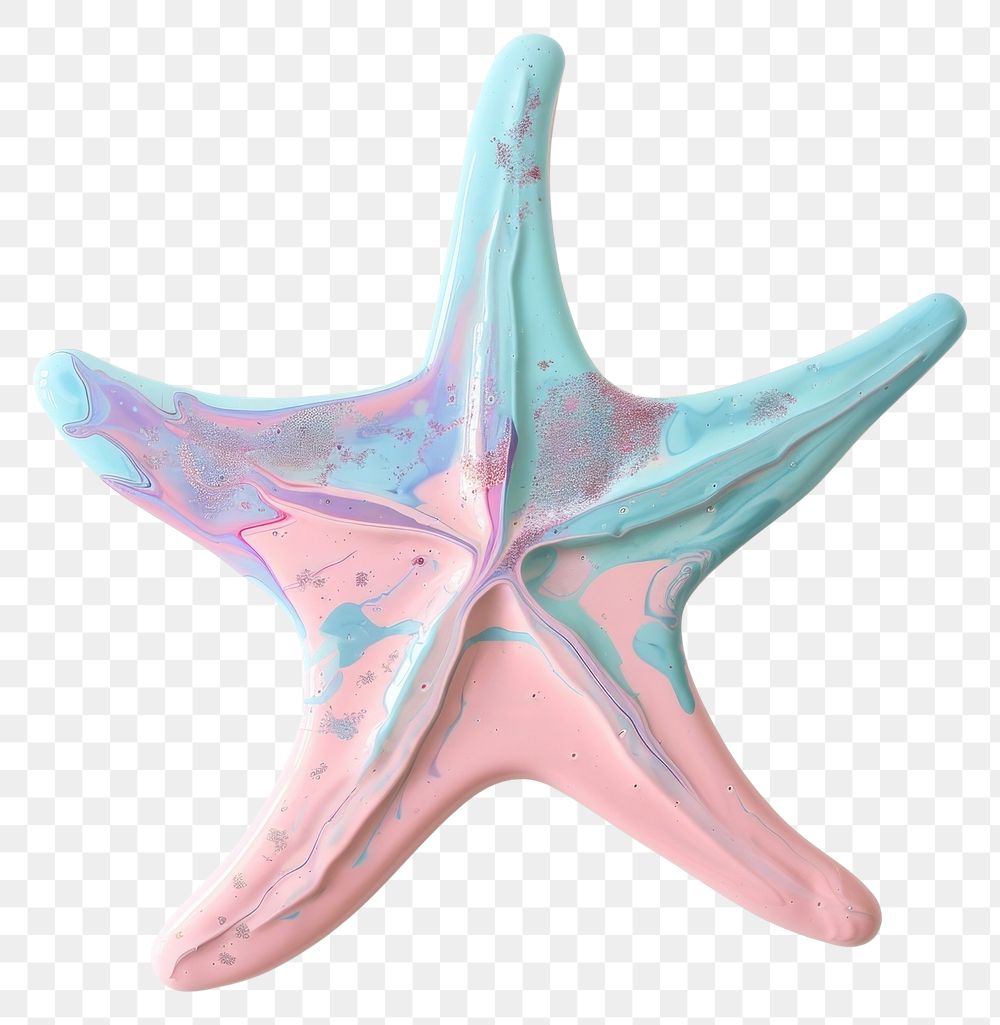 PNG  Acrylic pouring starfish invertebrate appliance animal.