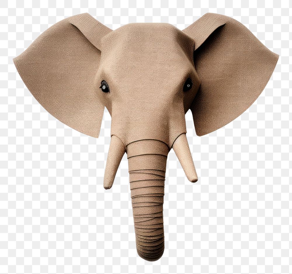 PNG Brooch of elephant wildlife animal mammal.