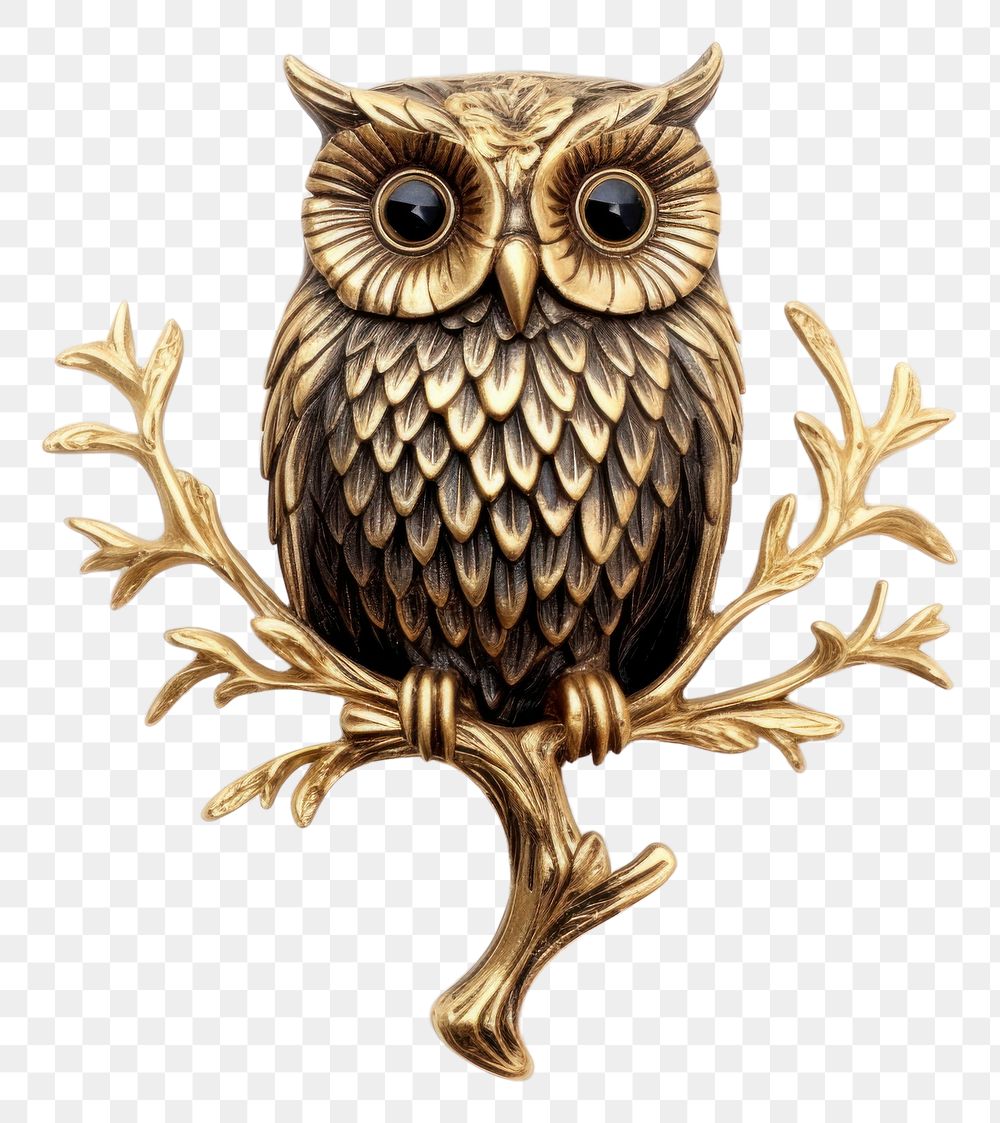 PNG Brooch of owl accessories accessory jewelry.
