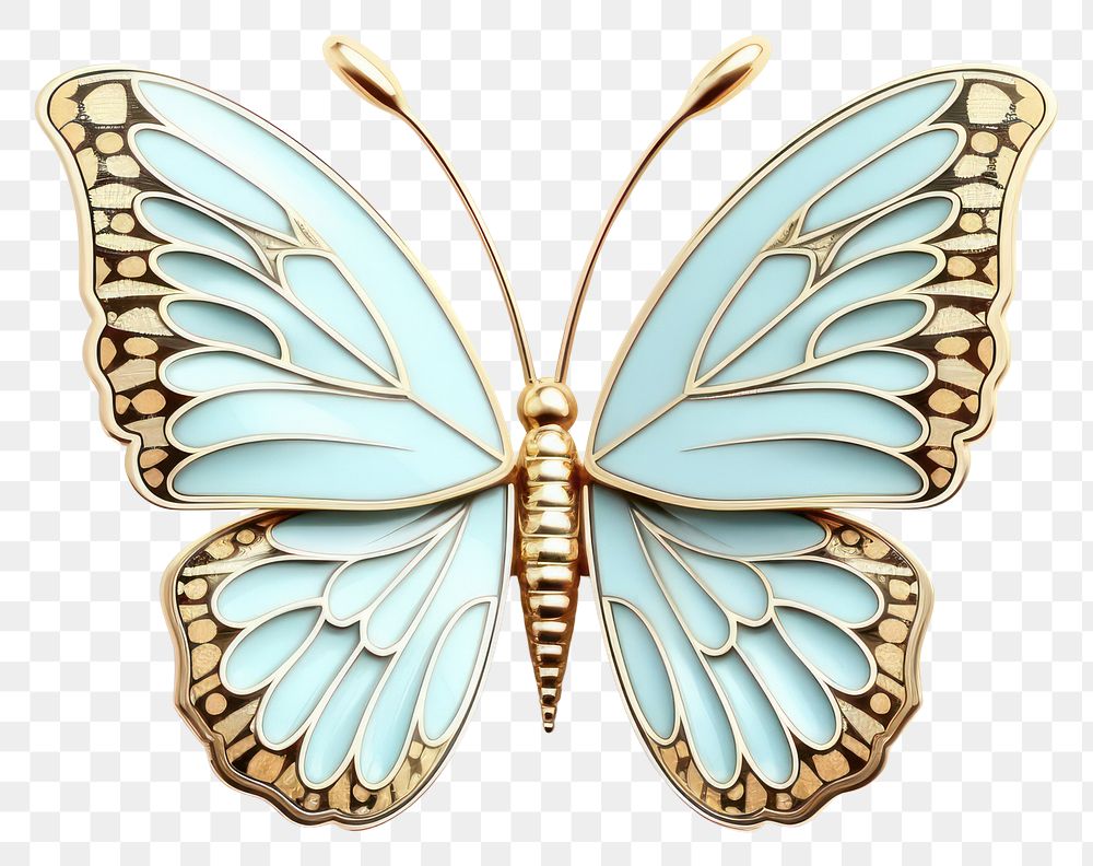 PNG Brooch of butterfly invertebrate accessories accessory.