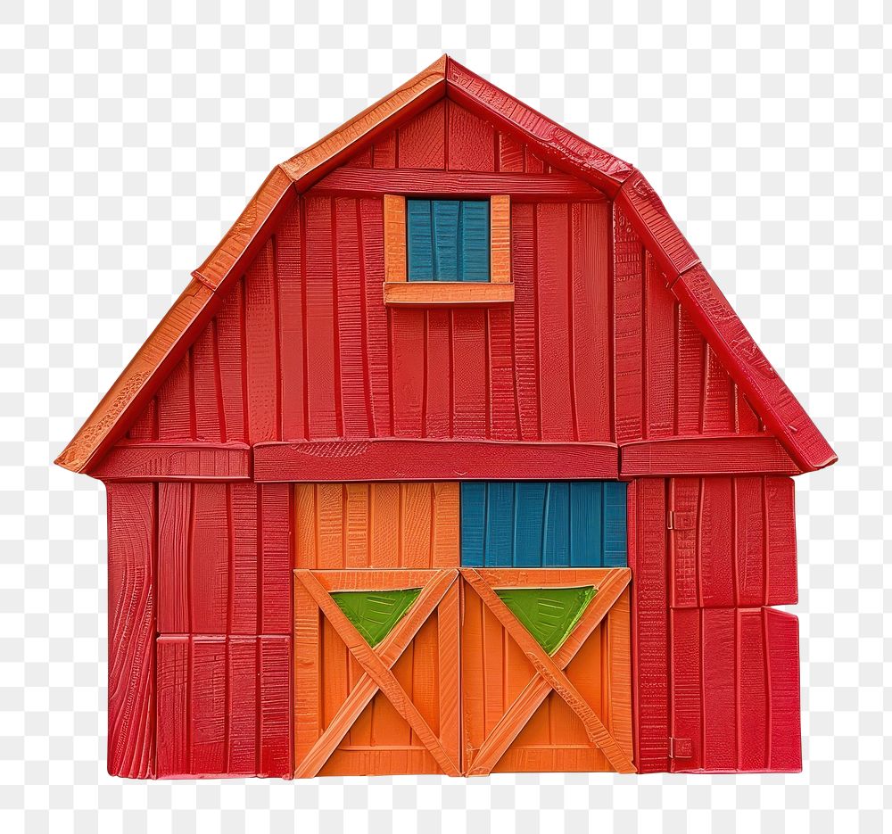 PNG Red barn made from polyethylene architecture countryside outdoors
