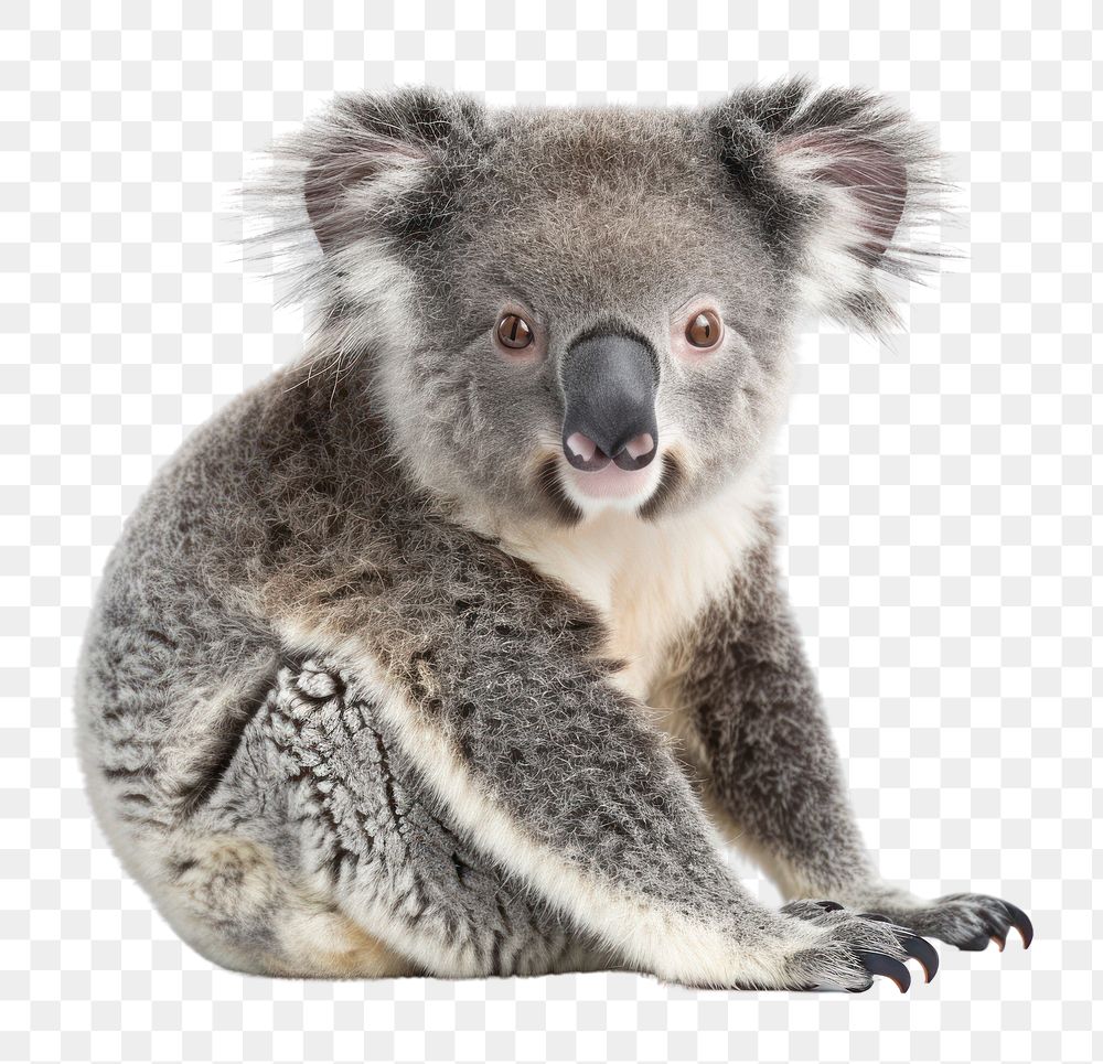 PNG Young koala wildlife animal mammal.