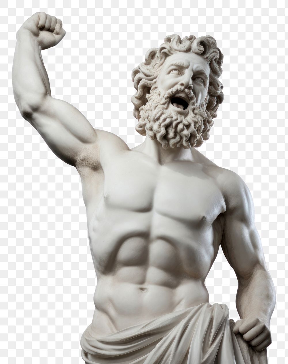 PNG  Happy Greek sculpture statue person human