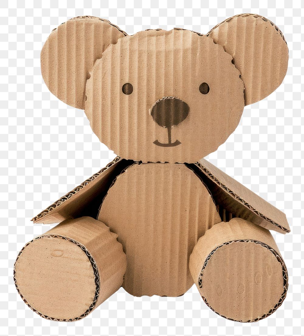 PNG Bear cardboard carton box.