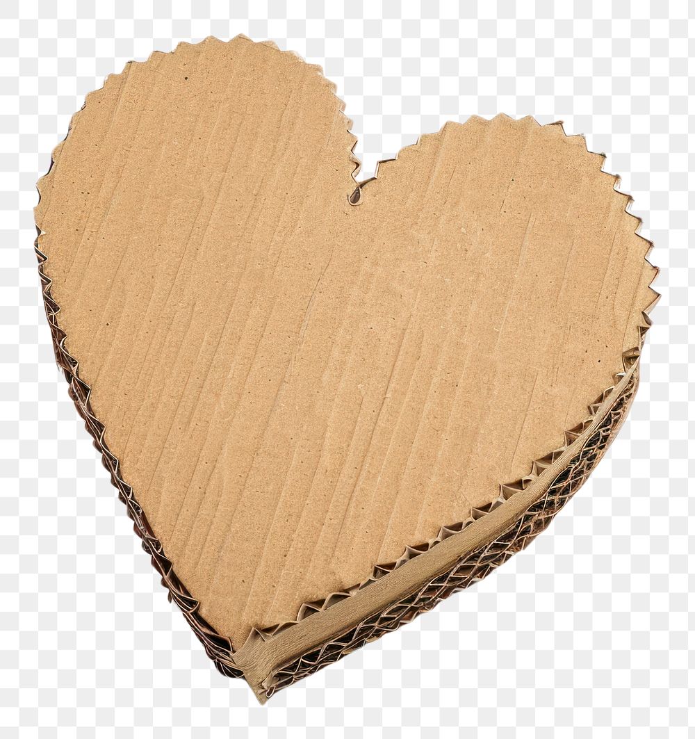PNG Heart cardboard accessories accessory.