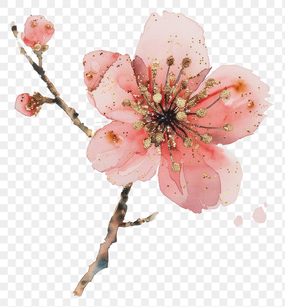 PNG Cherry blossom outdoors anemone snowman