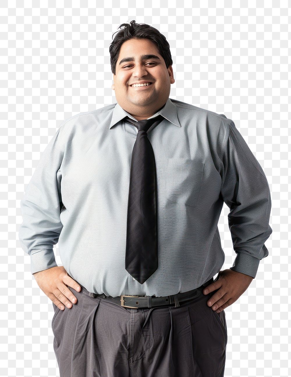 PNG Obese south asian male man accessories accessory.