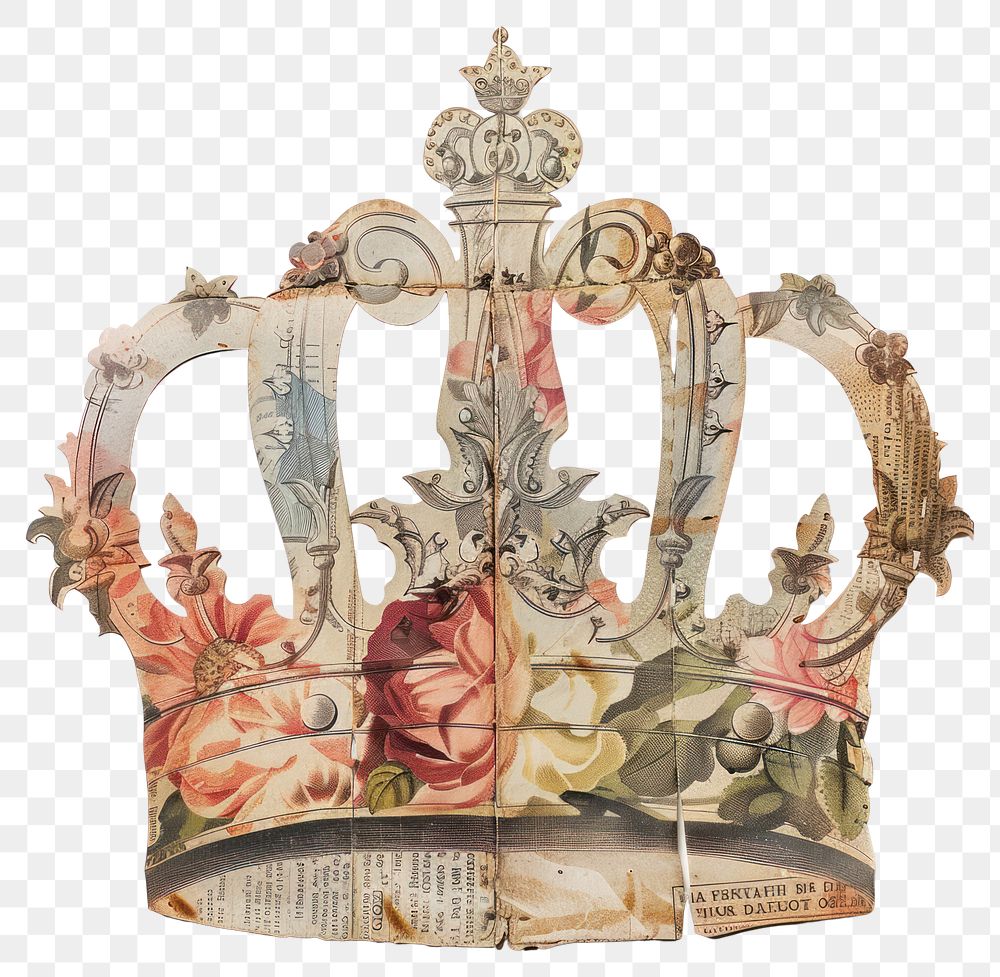 PNG Crown collage cutouts accessories chandelier accessory