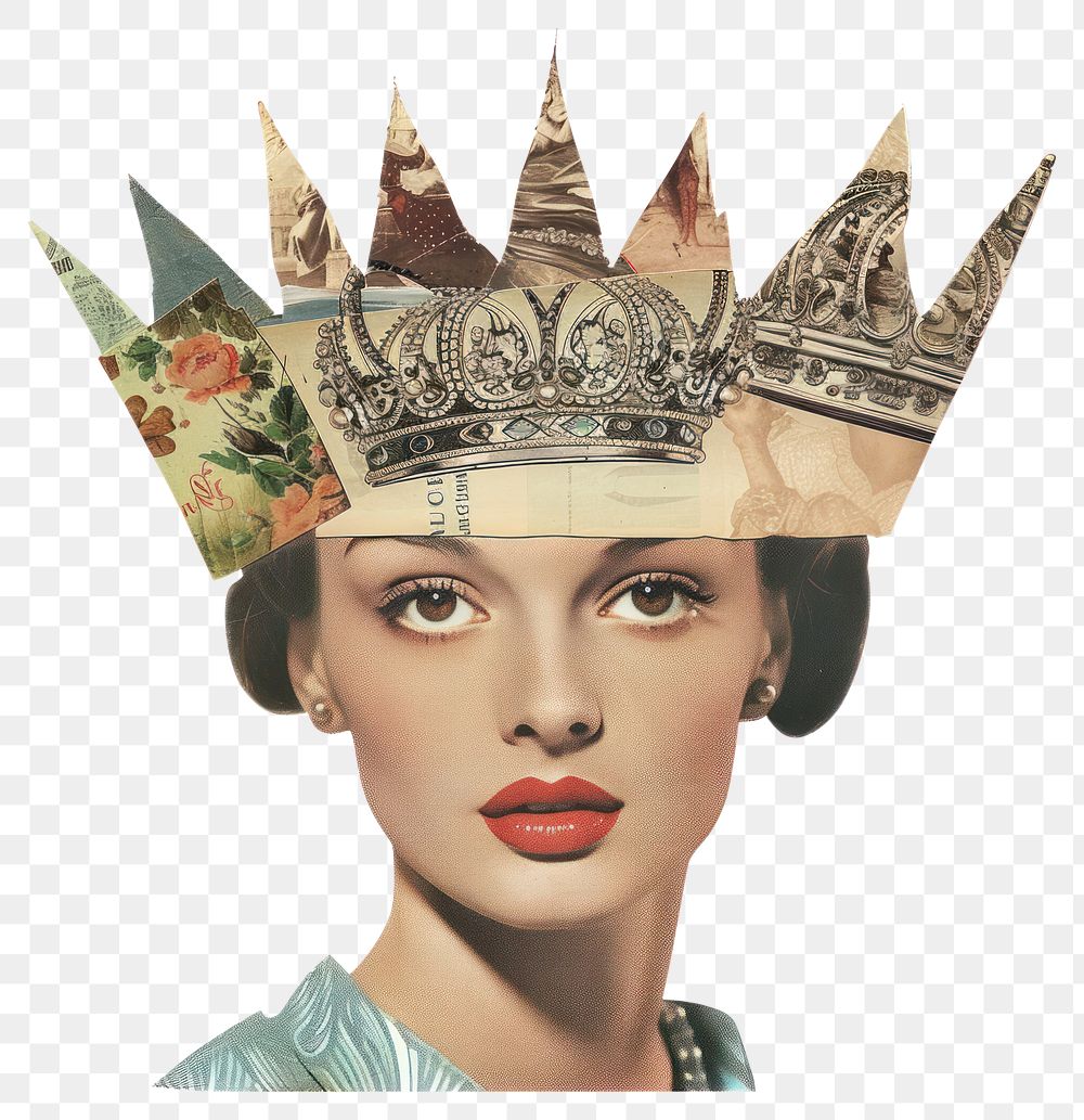PNG Crown collage cutouts accessories accessory jewelry.