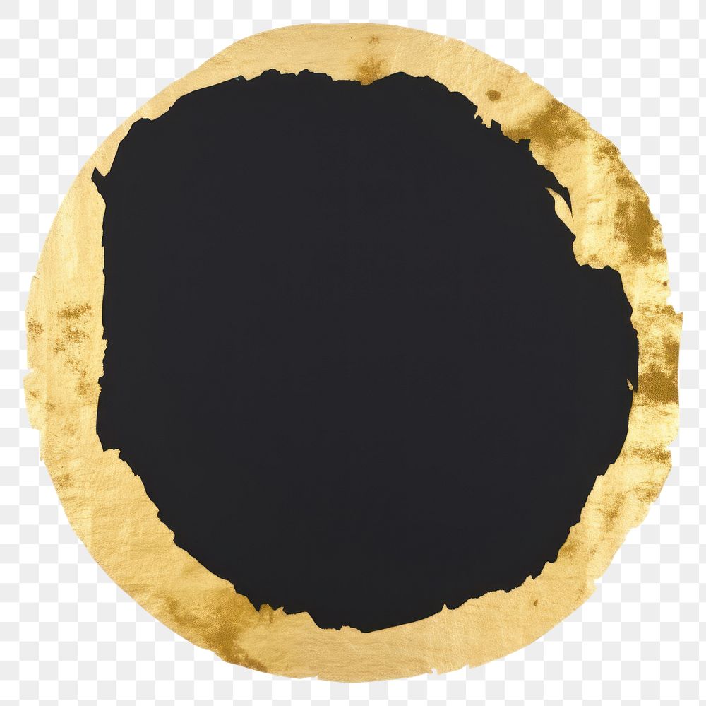 PNG  Gold circle ripped paper astronomy outdoors nature.